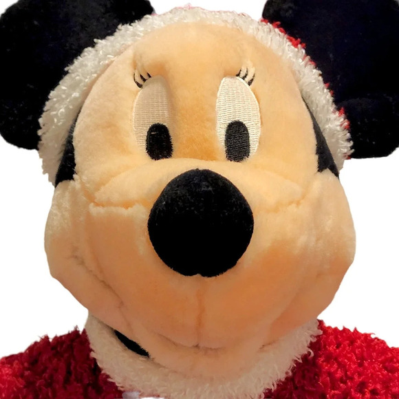 Disney Store Minnie Mouse 15" Plush Christmas Holiday Character Mrs. Santa Claus - Picture 8 of 13